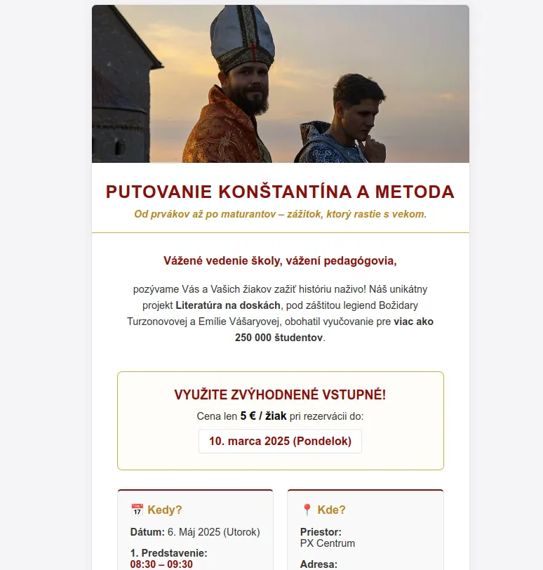 Automatizovaný marketing – ukážka 1