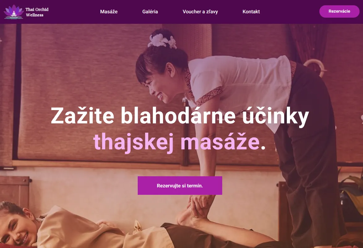 Masážne salóny – ukážka 1